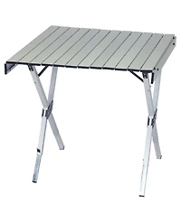 Rio Beach Aluminum Aluminum Expandable Roll Top Table