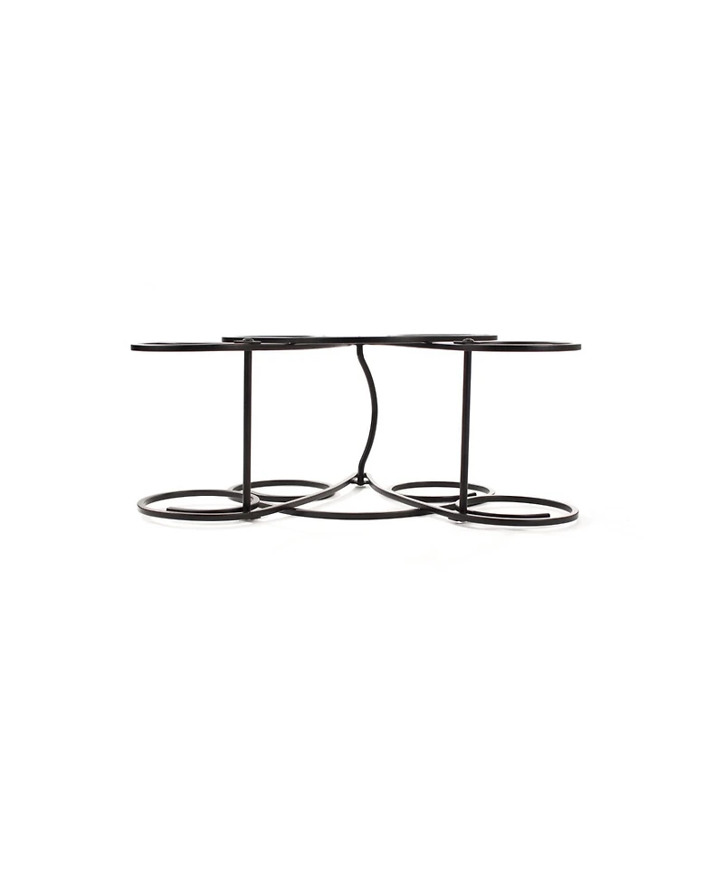 Spectrum Bordeaux Knock Down 5-Bottle Wine Rack