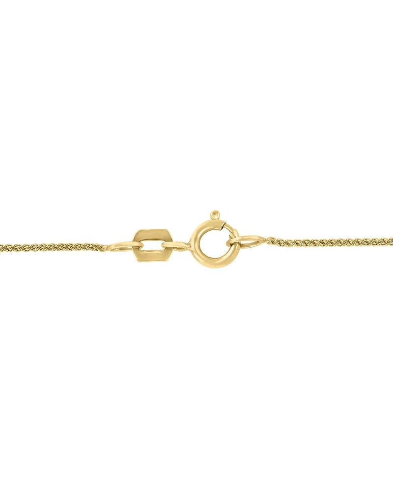 Lali Jewels London Blue Topaz (7-1/4 ct. t.w.) & Diamond (1/4 ct. t.w.) 18" Pendant Necklace in 14k Gold