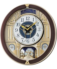 Seiko Melodies in Motion Wood-Tone Wall Clock