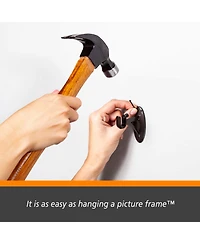 Kenney Fast Fit Easy Install Carey 5/8" Decorative Window Curtain Rod