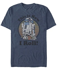 Fifth Sun Men's Star Wars C-3PO R2-D2 Besties Badge Short Sleeve T-shirt