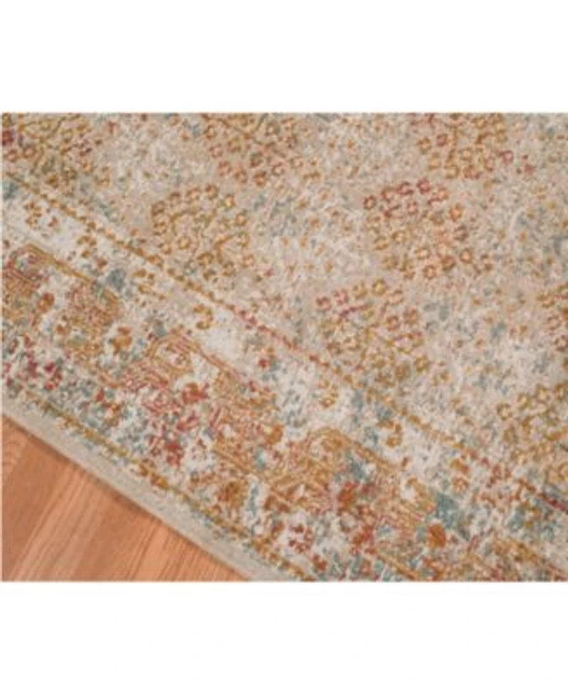 Closeout Amer Rugs Eternal Ete 16 Beige Rust Rug