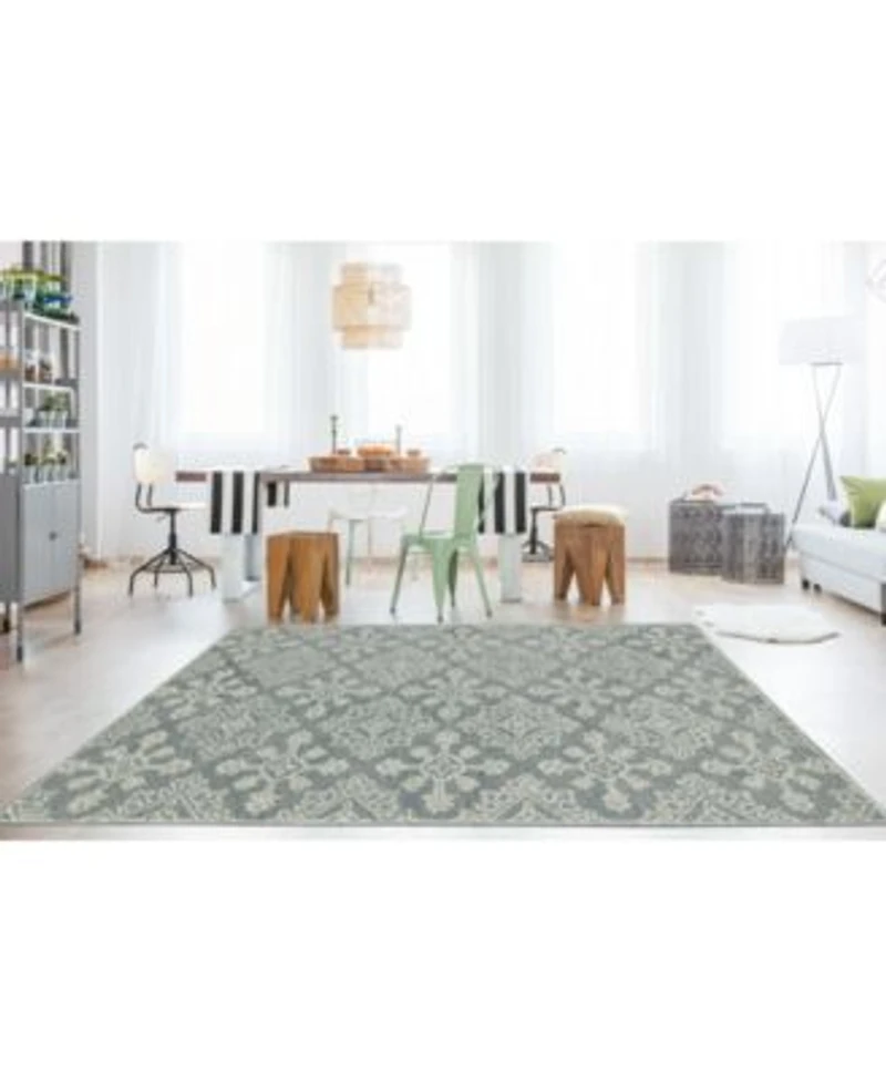 Amer Rugs Boston Bos 33 Gray Rug