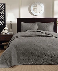 Madison Park Quebec Quilted 3-Pc. Bedspread Set, Full