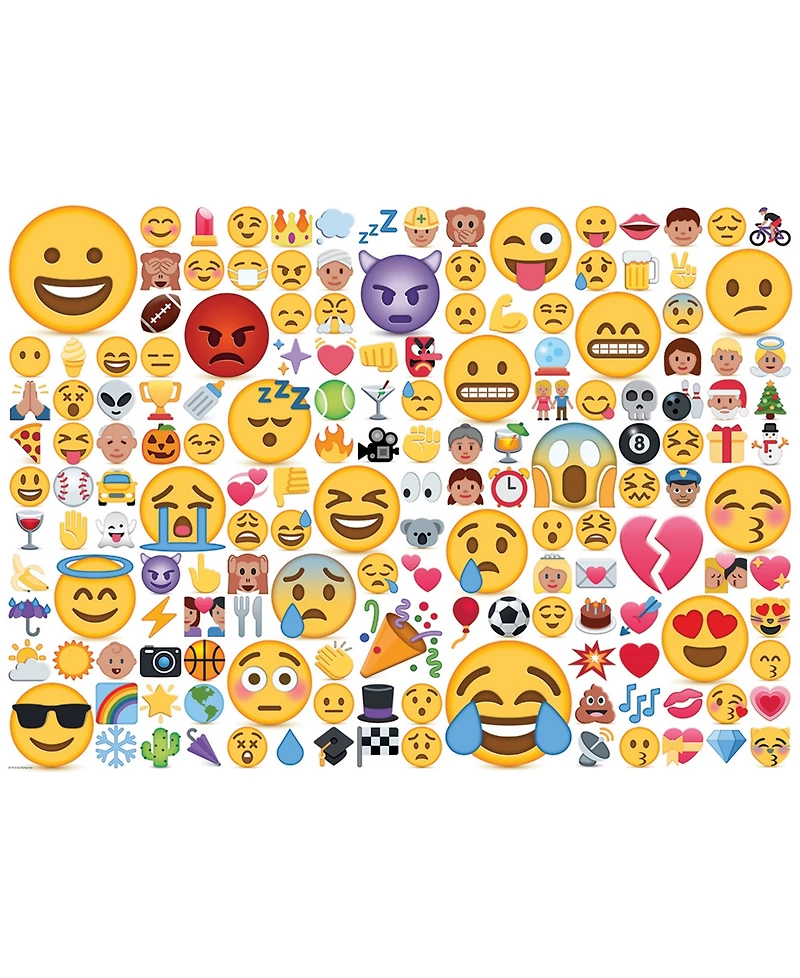 Eurographics Inc Emojipuzzle Xl Pieces Family Puzzle- 300 Pieces