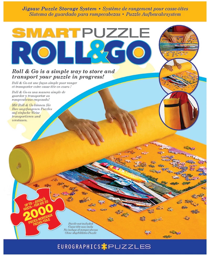 Eurographics Inc Smart Puzzle Roll Go Jigsaw Puzzle Storage System Mat