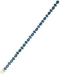 London Blue Topaz Tennis Bracelet (29-1/3 ct. t.w.) in 14k Gold