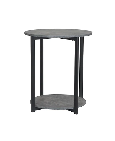 Household Essential Greystone Low Side Table