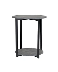 Household Essential Greystone Low Side Table