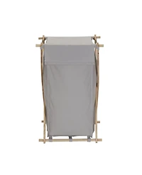 Wood X Frame Hamper