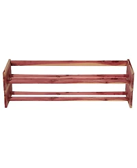 Household Essentials CedarFresh Stackable Cedar Shoe Rack