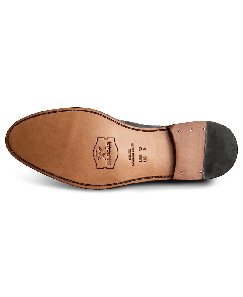 Anthony Veer Men's Clinton Tux Cap-Toe Oxford Leather Dress Shoes