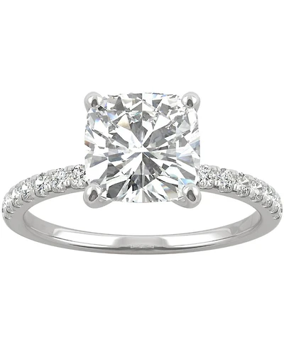 Charles & Colvard Moissanite Engagement Ring (2-5/8 ct. t.w. Dew) in 14k White Gold