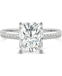 Charles & Colvard Moissanite Radiant Engagement Ring (2-7/8 ct. t.w. Dew) 14k White Gold
