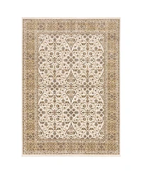 Oriental Weavers Maharaja 1J Ivory and Gold 6'7" x 9'6" Area Rug