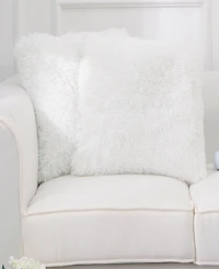 Cheer Collection Shaggy Decorative Pillow & Throw Set