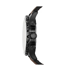 Fossil Men's Nate Brown Leather Strap Watch 50mm