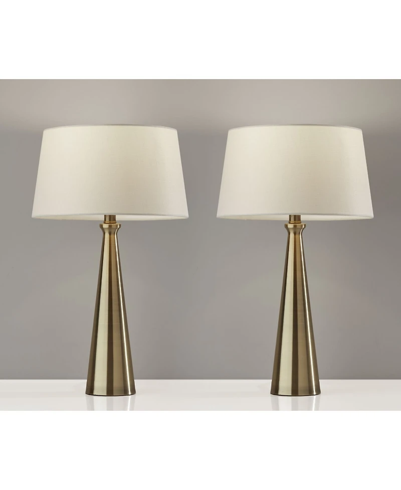 Adesso Lucy 2 Piece Table Lamp Bonus Pack