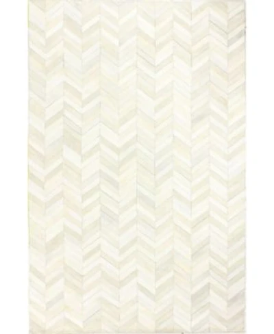Bashian Cowhide Fie 01 White Rug