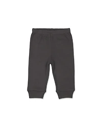 The Peanutshell Baby Boys Pants Set, 5 Pack, Safari, Black, White, Sage, Stars