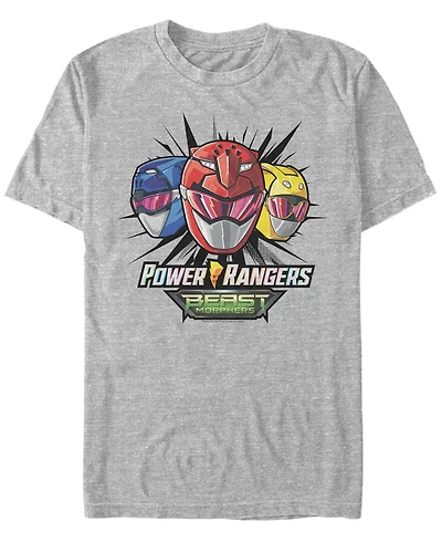 Fifth Sun Men's Morphers Helmets Short Sleeve Crew T-shirt