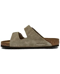 Birkenstock Men's Arizona Suede Leather Soft Footbed Casual Sandals from Finish Line