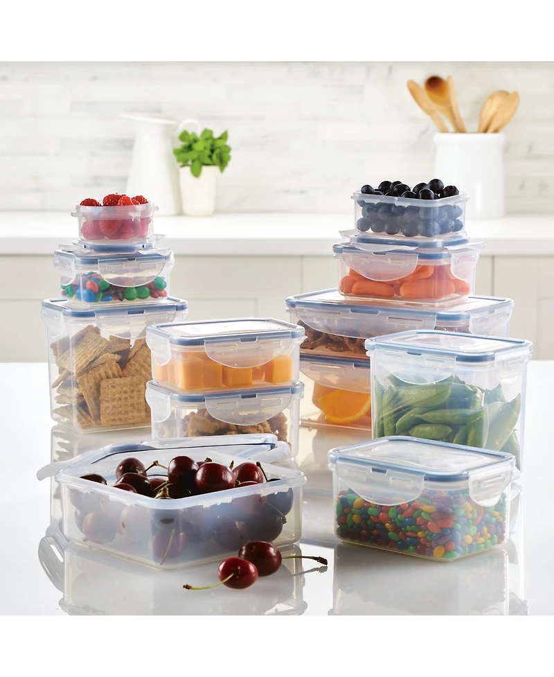 Lock n Lock Easy Essentials Basics 24-Pc. Food Storage Container Set