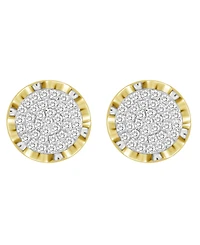 Men's Diamond (1/ ct.t.w.) Earring Set in 10k Yellow Gold