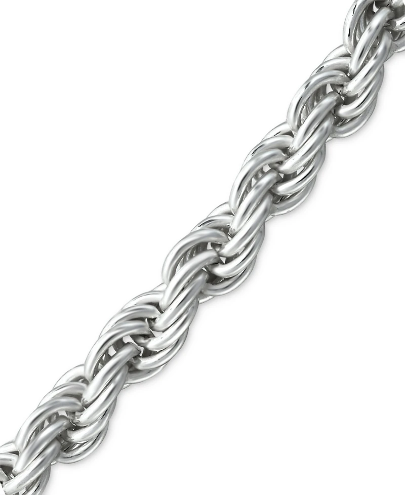 Giani Bernini Rope Bracelet in Sterling Silver, Created for Macy's