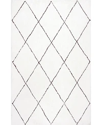 nuLoom Armitra HJMRC1A Neutral 5' x 8' Area Rug