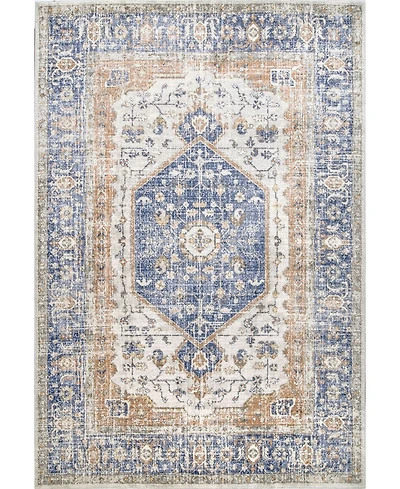 nuLoom Jacquie RZAB07B Blue 5' x 7'5" Area Rug