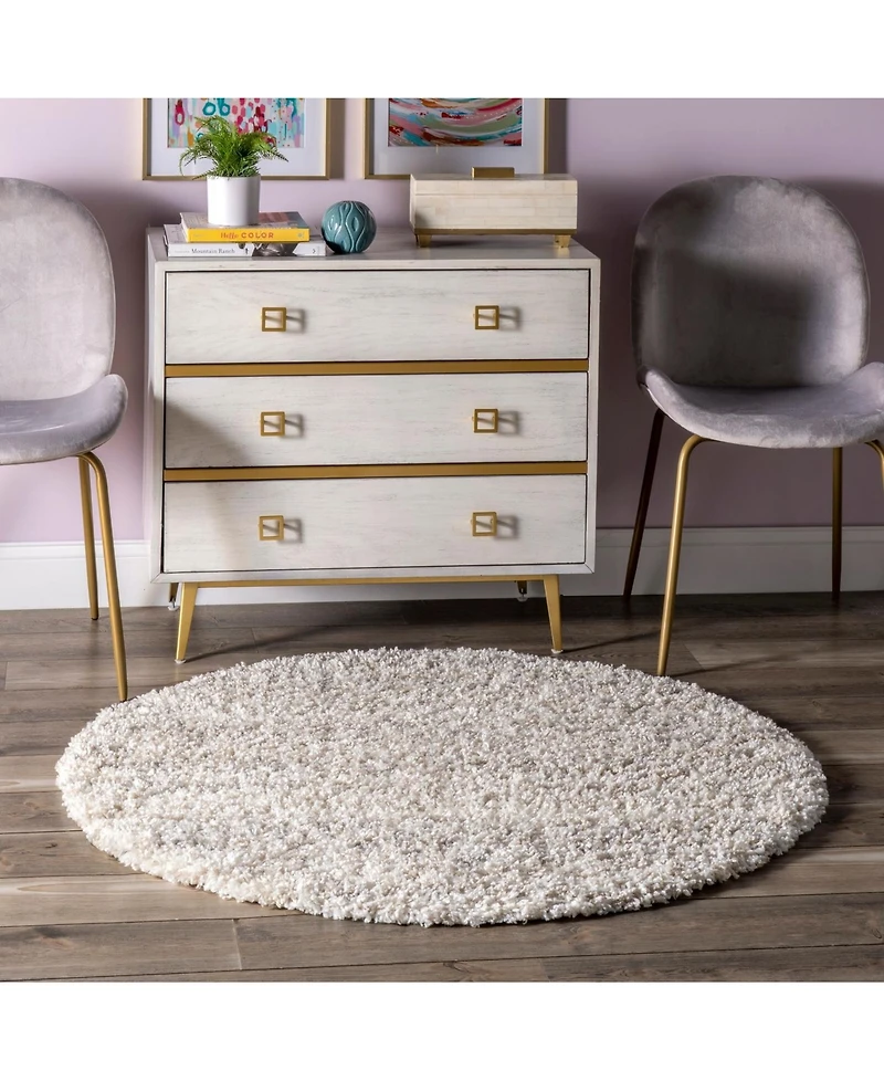 nuLoom Brooke KKEL04A Ivory 5'3" x 7'7" Area Rug