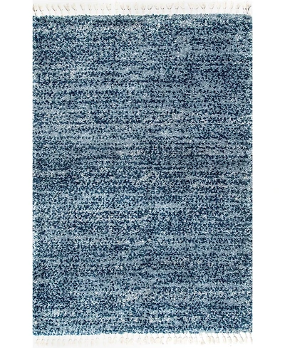 nuLoom Brooke KKEL04C Blue 5'3" x 7'7" Area Rug