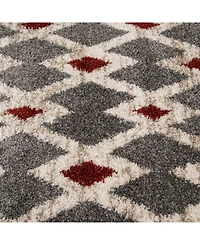 Closeout! Northern Weavers Austin Kiernan Gray 5' x 7'3" Area Rug