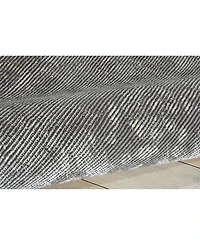 Nourison Home Luminance LUM06 Charcoal 5'3" x 7'5" Area Rug