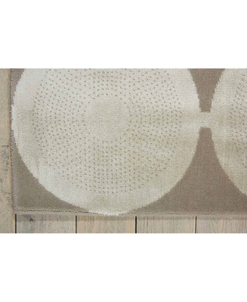 Nourison Home Luminance LUM02 Silver 5'3" x 7'5" Area Rug