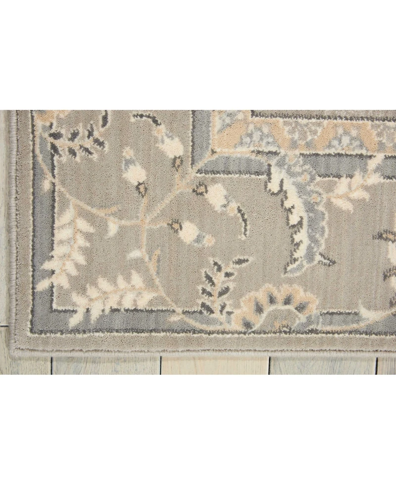 Nourison Home Persian Empire PE22 Slate 5'3" x 7'5" Area Rug