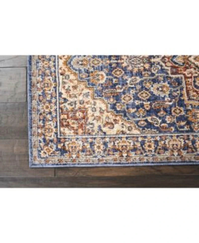 Closeout Nourison Home Lagos Lag01 Blue Rug