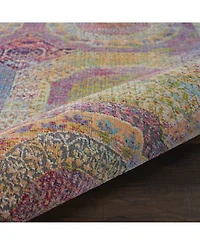 Nourison Home Ankara Global ANR05 Multi 4' x 6' Area Rug