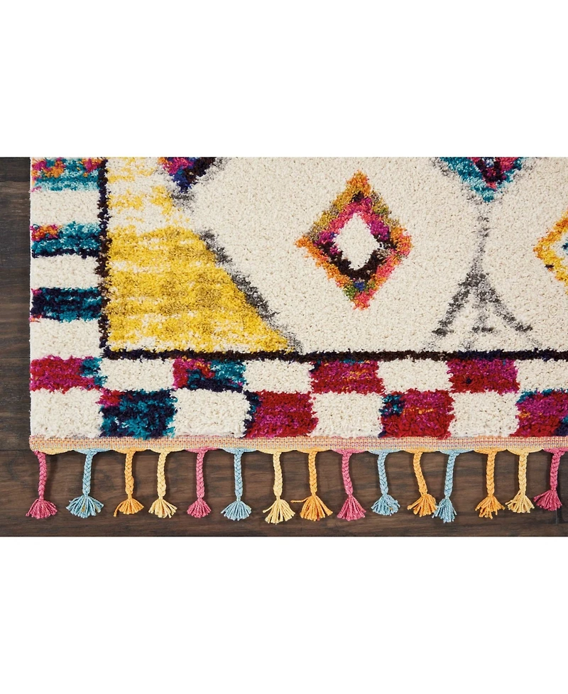 Closeout! Nourison Home Nomad NMD02 Ivory 7'10" x 10'6" Area Rug