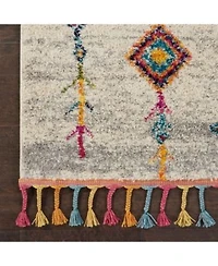 Closeout Nourison Home Nomad Nmd04 Cream Gray Rug