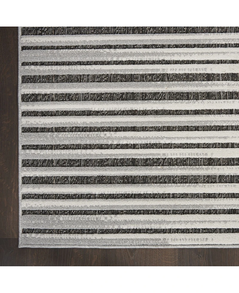 Nourison Home Key Largo KLG01 Onyx 4' x 6' Outdoor Area Rug