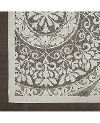 Nourison Home Key Largo KLG03 Taupe 2'2" x 10' Runner Rug