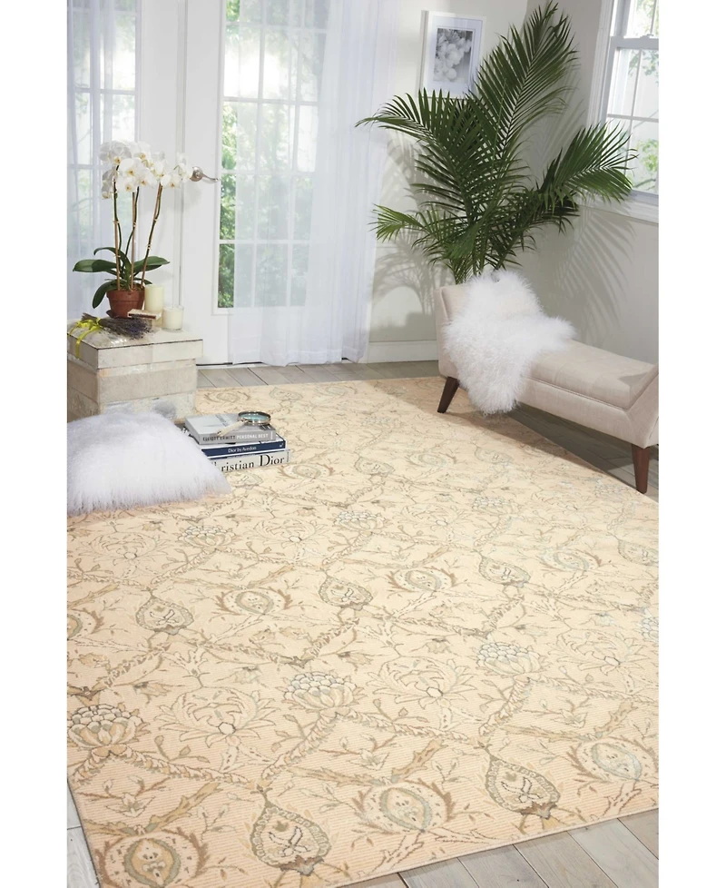 Nourison Home Luminance LUM07 Cream 7'6" x 10'6" Area Rug