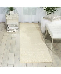 Nourison Home Starlight STA02 Ivory 2'3" x 8' Runner Rug