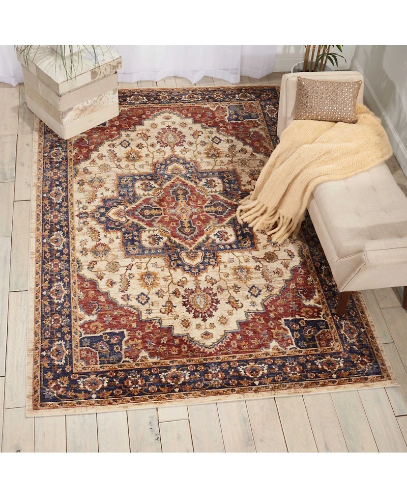 Closeout! Nourison Home Lagos LAG05 Multi 5'3" x 7'6" Area Rug