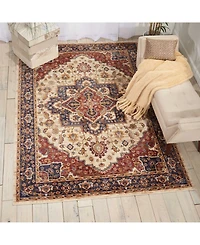 Closeout! Nourison Home Lagos LAG05 Multi 5'3" x 7'6" Area Rug