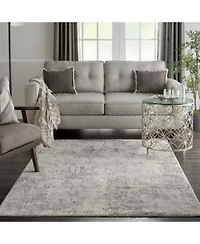 Nourison Home Rustic Textures Rus07 Gray Beige Rug