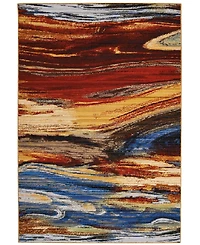 Nourison Home Chroma CRM04 Paprika 4' x 6' Area Rug